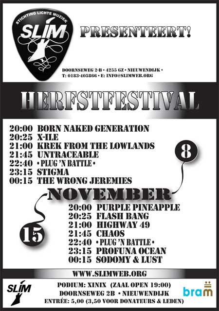SLIM Herfstfestival Poster 2008