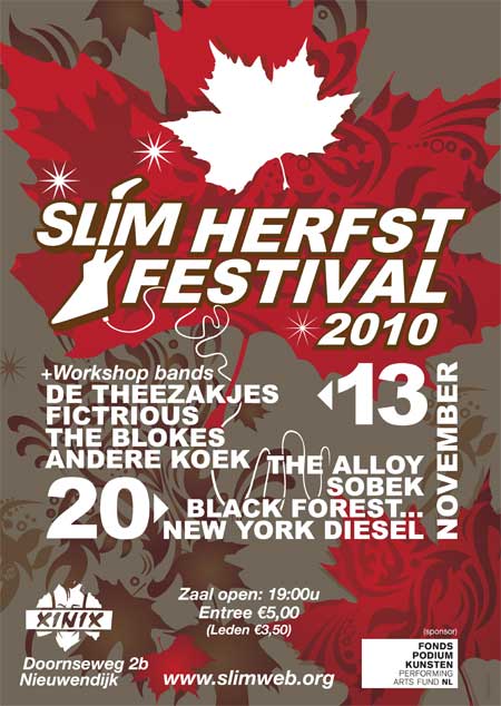 Poster SLIM Herfstfestival 2010