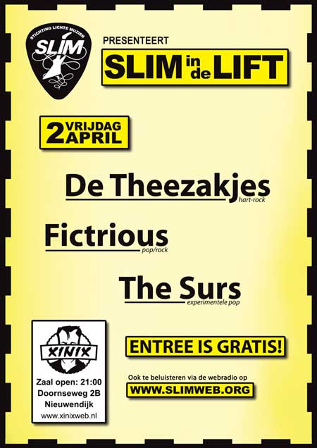 Poster SLIM In de Lift 2 april 2010