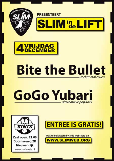Poster SLIM In de Lift 4 december 2009